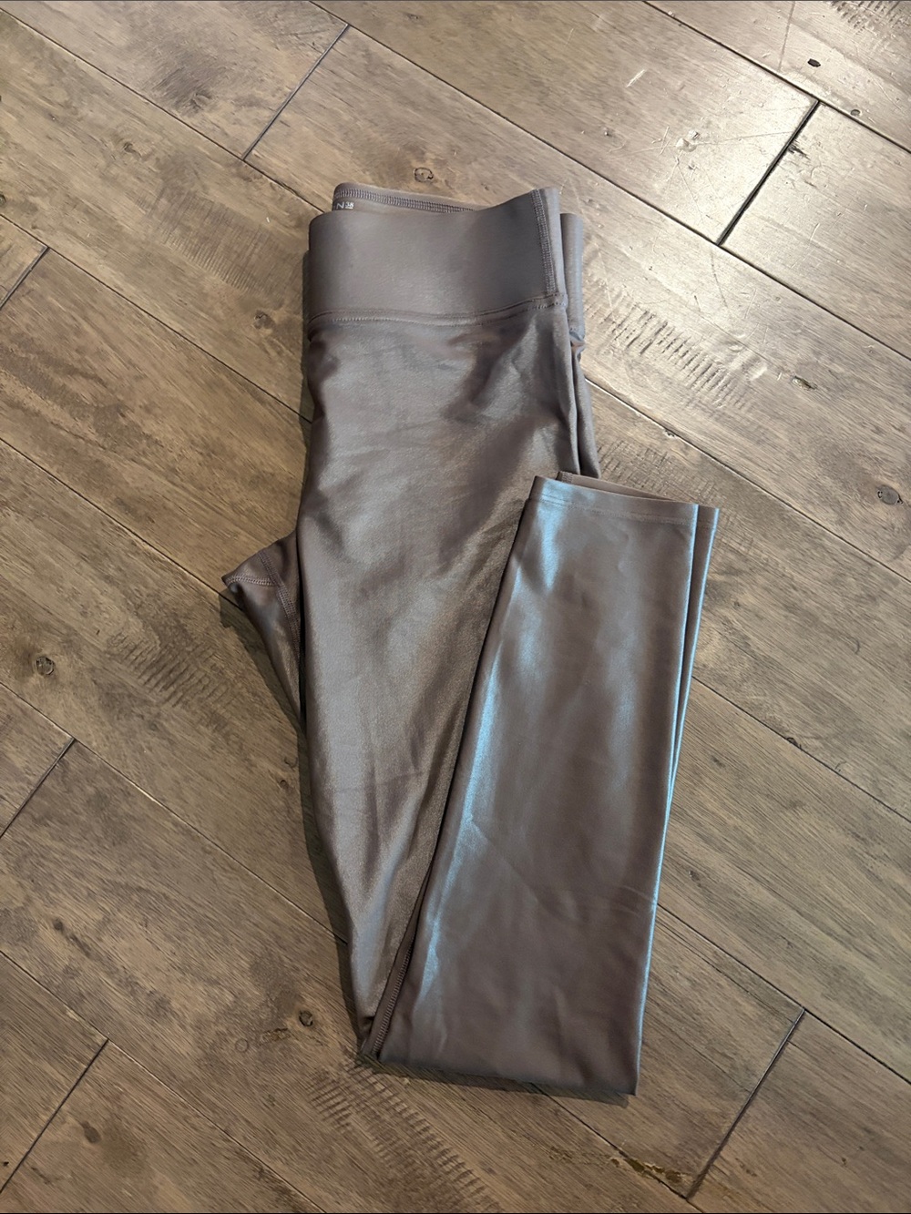 Carbon 38 Brown Shiny Performance Leggings